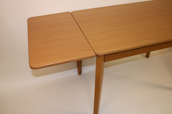 Image 1 of Tavolo da pranzo vintage allungabile in legno