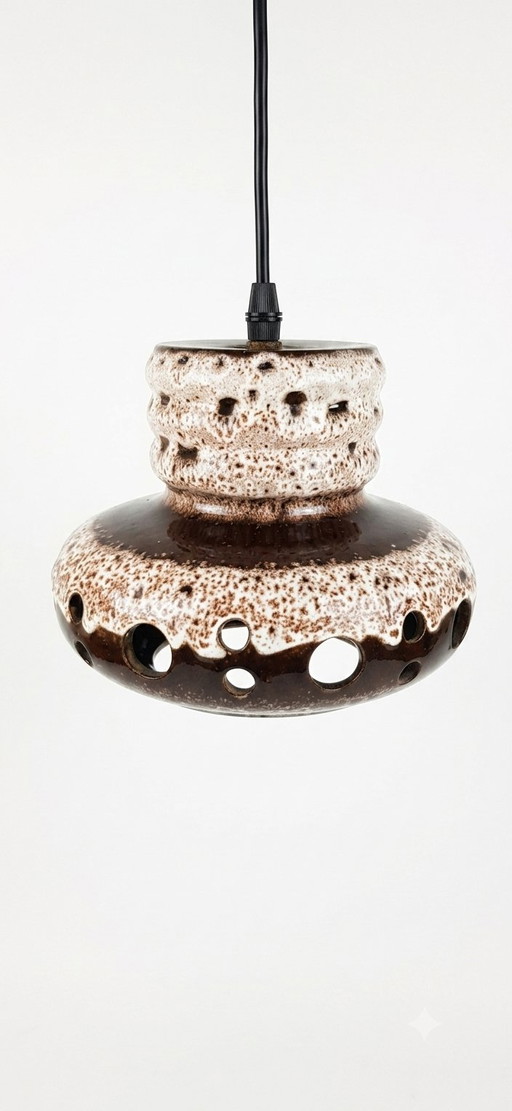 Herda Fat Lava Pendant Lamp, 70s vintage ceramic – hanglampen