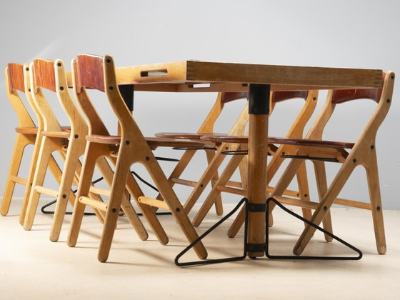 Image 1 of Conference Table with Chairs, Marc Held, 1970s