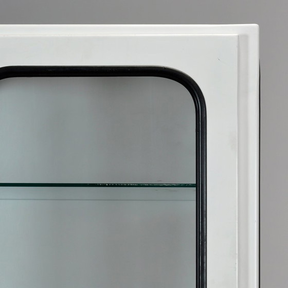Vintage medische kast, jaren 70 – Vitrinekasten, Glas, Metaal (photo 8 of 9)