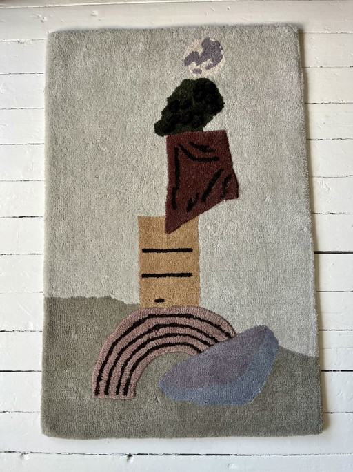 Handgetufteter Kunstteppich Ferm Living