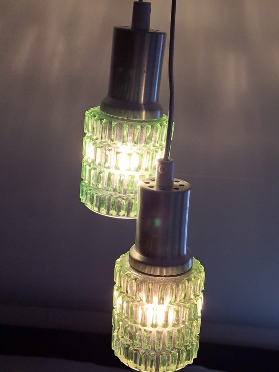 Image 1 of Lampade a sospensione vintage dell'era spaziale