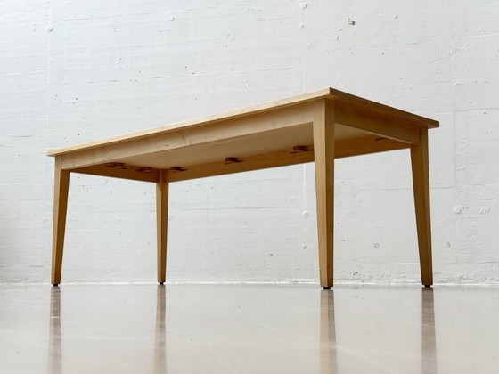 Image 1 of Elegant maple dining table, early 2000s