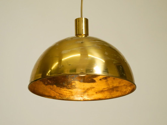 Lampada a sospensione originale in ottone Florian Schulz | Modello "Posa" | Anni '70 – Lampade a sospensione (photo 6 of 19)