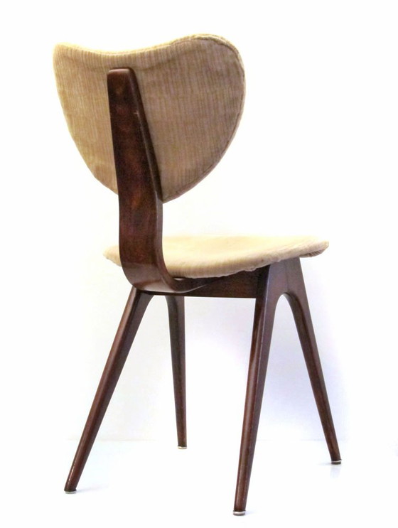 Set of 4 Fifties vintage plywood dining chairs – Side chairs (photo 4 of 5)