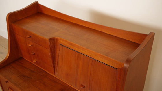 Image 1 of Secretaire vintage | danois | teck | avec miroir