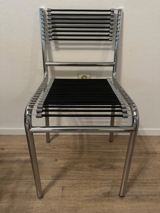 Image 1 of 2 sedie da pranzo 'Sandows', René Herbst '70