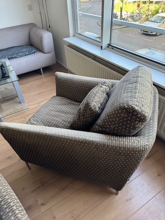 B&B Italia Maxalto Malacorte Fauteuils - Antonio Citterio – Armchairs, Metal, Textile (photo 6 of 6)