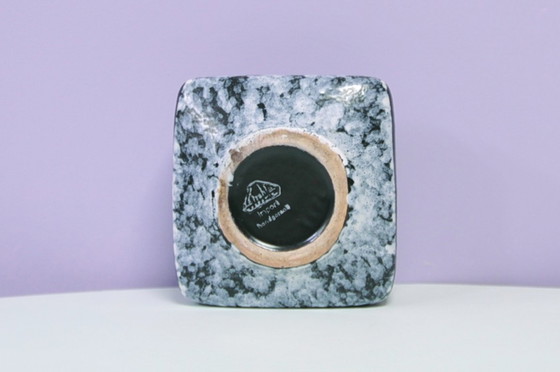 Image 1 of vase bleu mélangé Allemagne de l'Ouest