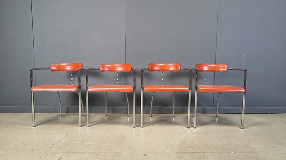 Image 1 of Postmodern dining chairs by Segis Italy, 1980s