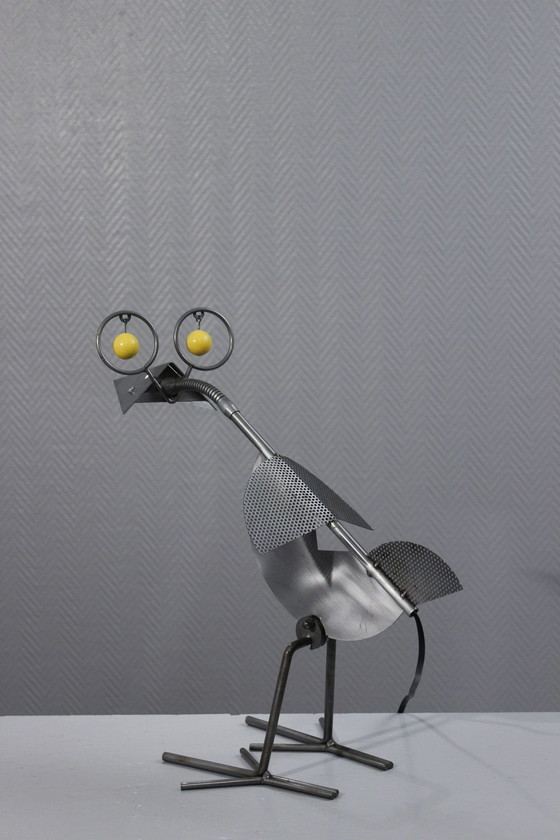 Image 1 of Yvan Pestalozzi "Lozzi" - Lampada Raven Serie Birdie 1992 Ed. Lacri Italia 1995