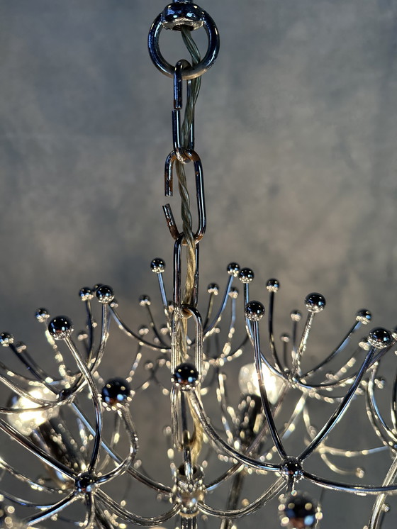 Image 1 of 2x Vintage Sputnik 'Dandelion' Pendant Lamp