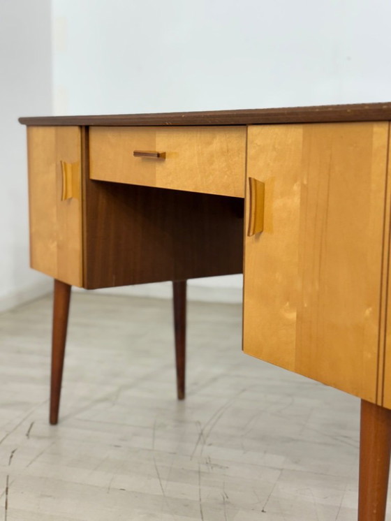 Image 1 of Vintage bureau, ladekast, kaptafel, damesbureau, tafel