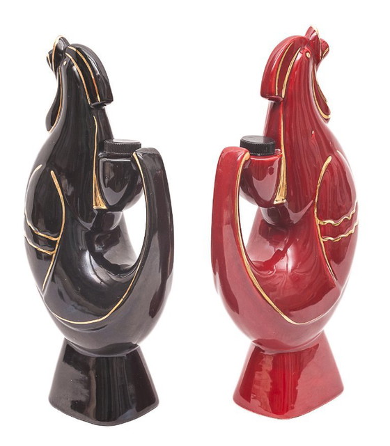Image 1 of Pair of liqueur bottles by Garnier