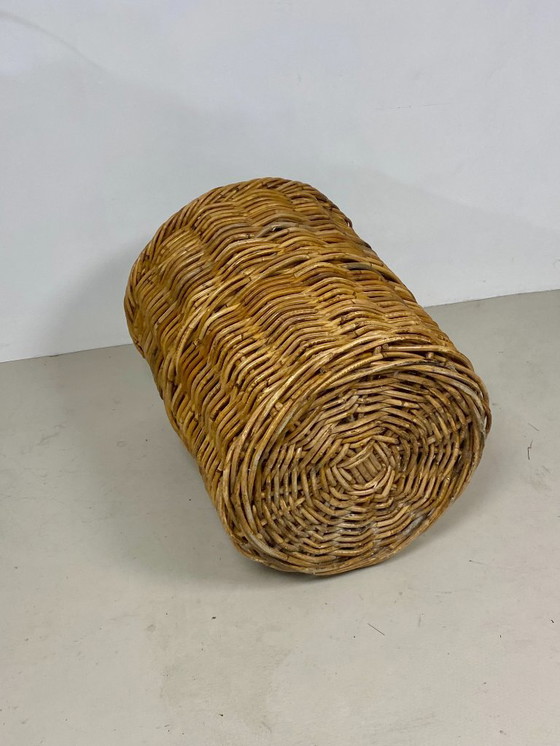 Image 1 of Cestino in rattan vintage extra large - Decorazione retrò