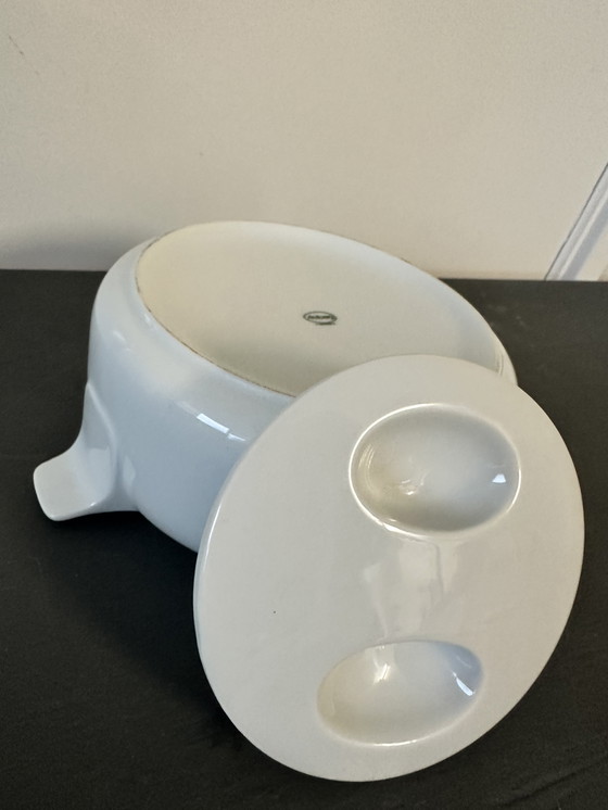 Image 1 of Puntgave Arzberg “Delta” dekschaal 1,4 L – ontwerp Hans‑Theo Baumann