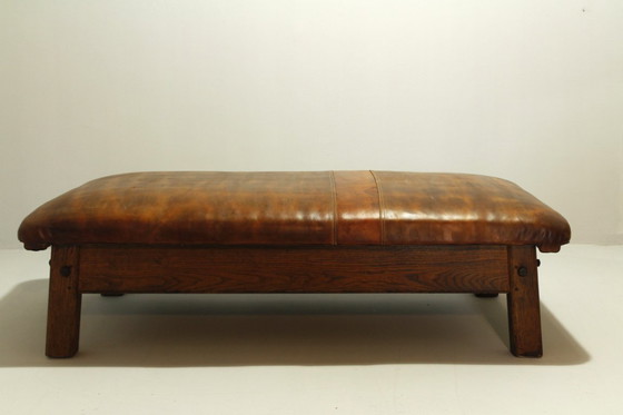 Image 1 of Tavolo da ginnastica in pelle vintage XXL / Daybed