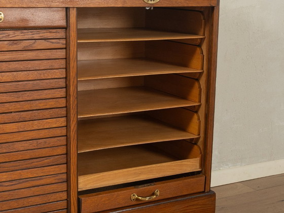 Image 1 of Art Deco roller shutter cabinet, 1930s, Vintage