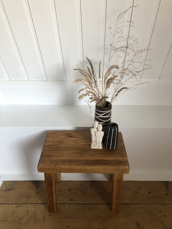 Image 1 of Vintage bijzettafeltje brutalist