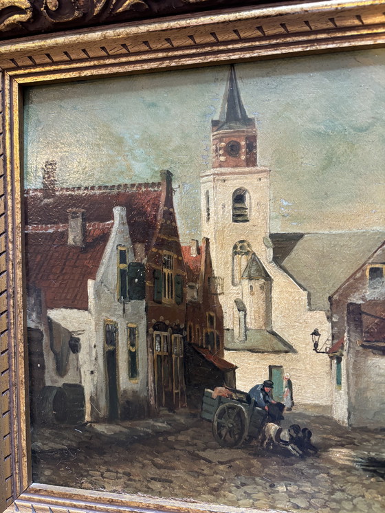 Image 1 of Dipinto del villaggio