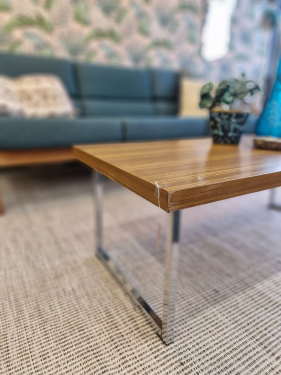 Image 1 of Tavolino da caffè vintage cromato anni '70