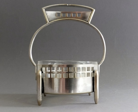 Josef Hoffmann/Hans Ofner Cesto Secessionista/Wiener Werkstatte Argentor 1905 – Accessori da tavola, Brass (photo 4 of 7)