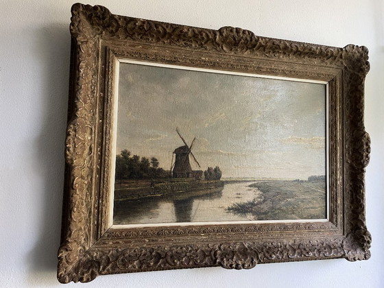 Image 1 of Aris Knikker (1887–1962) - Mill Landscape