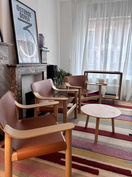 HAY BERNARD Cuir Brandy/ chêne