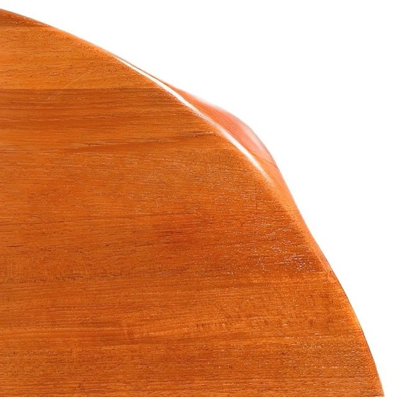 Image 1 of Tavolino da caffè rotondo in teak di design danese di metà secolo, John Boné Mikael Laursen, anni '60