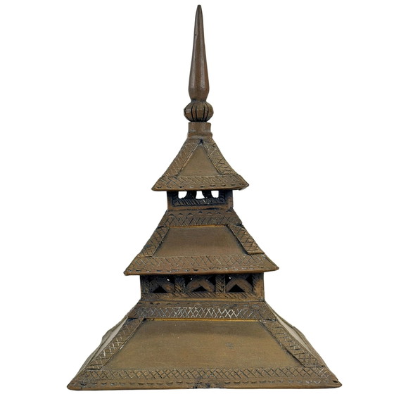 Antique Sumatran Brass Mosque Model – Indonesia – ca. 1900–1920 – Sculpture, Wood (photo 22 of 24)