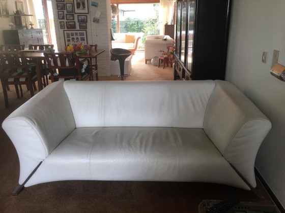 Image 1 of 2.5-seater sofa Rolf Benz - leather - white