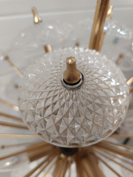 Image 1 of Vintage Sputnik snowball pendant lamp - Val Saint Lambert