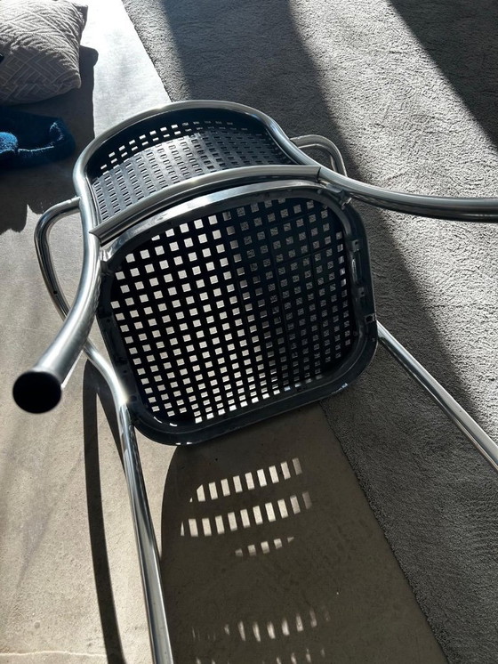 Image 1 of 8 x Der Padova Silver Stuhl von Vico Magistretti 