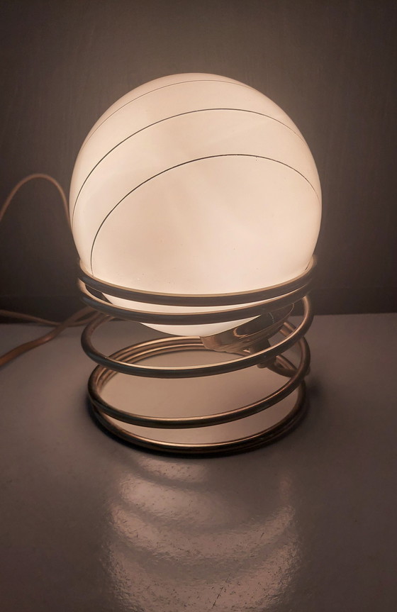 Image 1 of Lampada a spirale Hollywood Regency Metà secolo