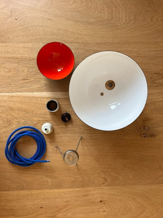 Image 1 of Vaso da fiori vintage Louis Poulsen 2x - Verner Panton - VP1