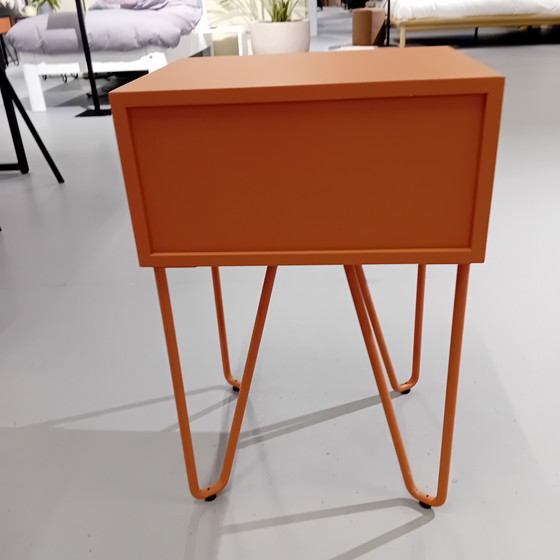 Image 1 of Pixel Nightstand Dusty Red