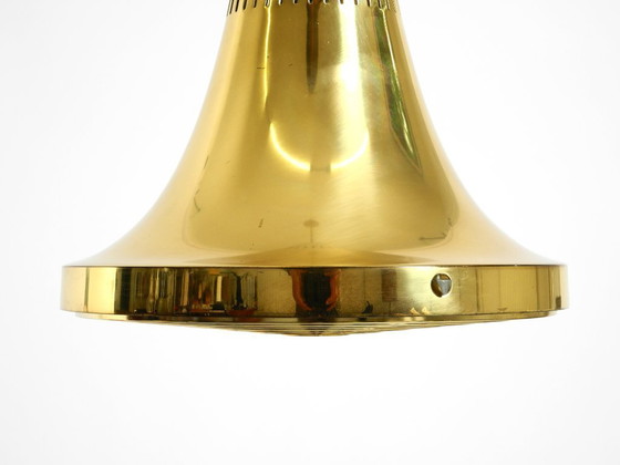 Image 1 of Originele Hans-Agne Jakobsson koperen hanglamp uit de jaren 60, model T 598, van Markaryd, Zweden