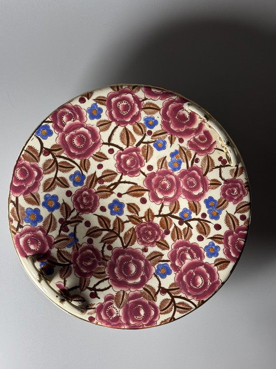 Image 1 of Boch Frères Keramis Art Deco Centerpiece by Raymond Chevalier, Belgium, 1930s