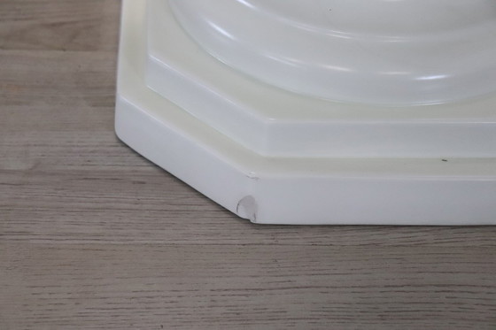 Image 1 of Colonna in ceramica bianca di Bassano, Italia anni '80