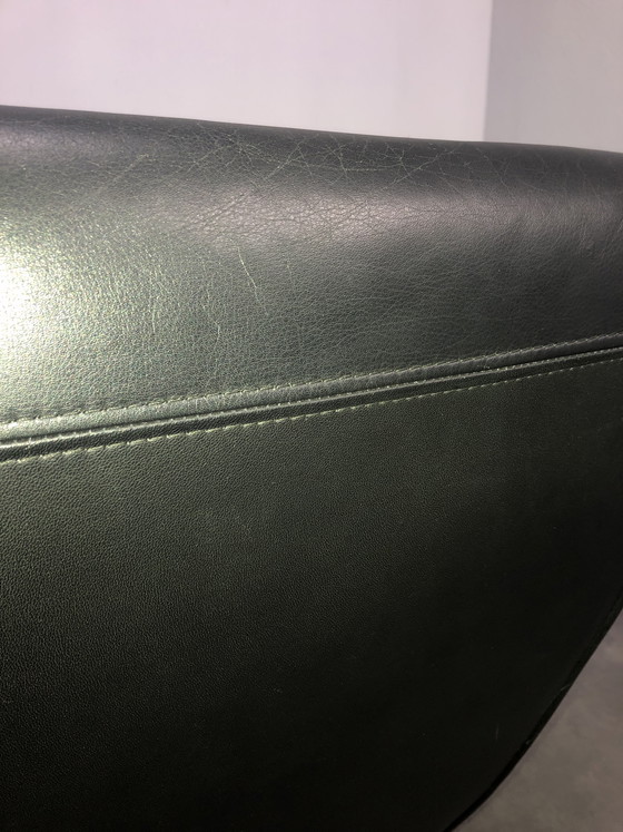 Image 1 of Designer armchair black leather by Stefan Steenkist