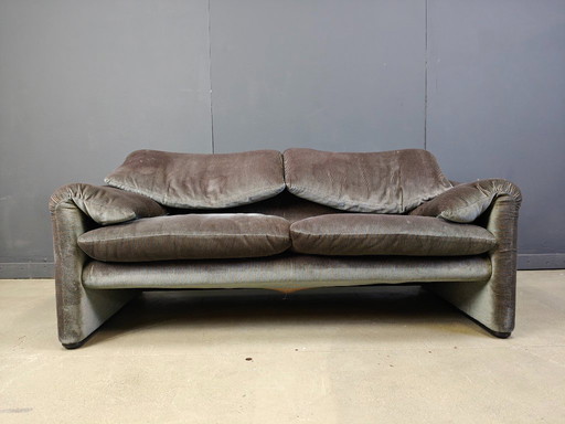 Maralunga sofa by Vico Magistretti for Cassina, 1970s