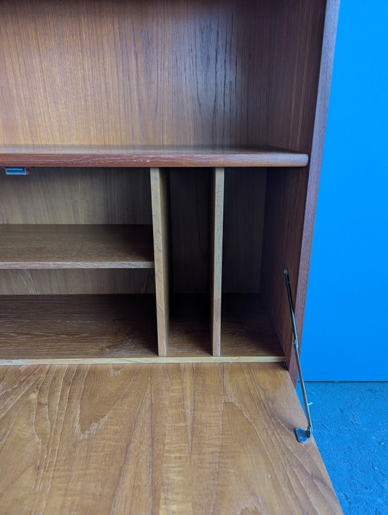 Vintage Teak Boeken/ Barkast-Clausen Denmark – Boekenkasten, Wood (photo 9 of 14)