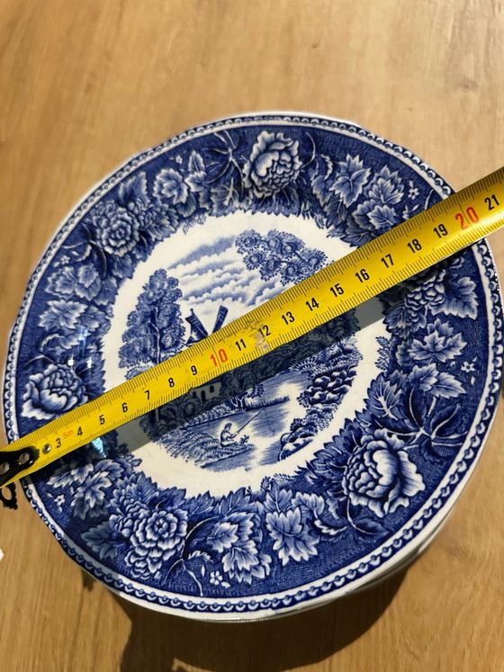 Arabia Landscape blue vintage crockery unique, Porcelain (photo 11 of 15)