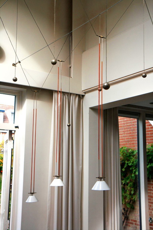 Ingo Maurer YaYaHo Element 4 lighting system for above dining table or desk