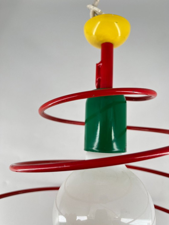 Lampada a Sospensione Vintage ESTO Austria – Design Memphis / Postmoderno anni '80 – Plafoniere, Metallo (photo 6 of 8)