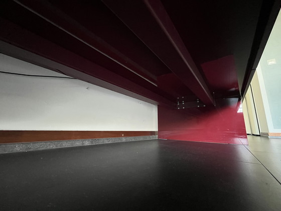 Image 1 of 1x Cappellini Lowboard Uni in Bordeaux High Gloss