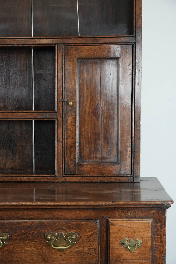 Image 1 of Buffet/armoire de cuisine/commode anglaise ancienne en chêne