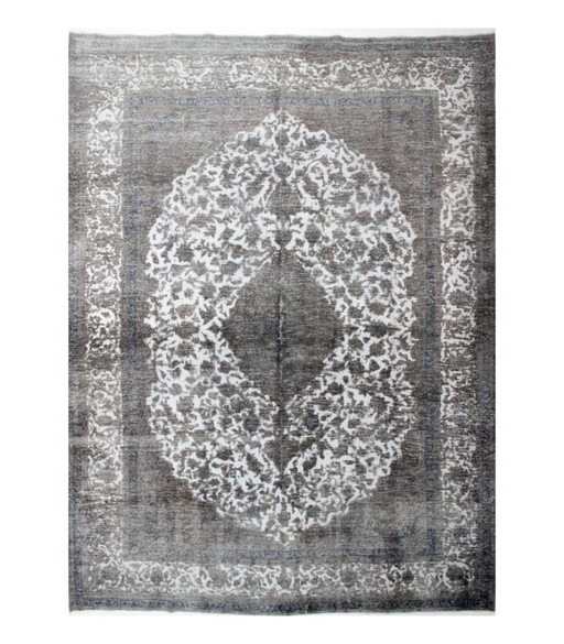 Orientalische Handgeknüpfter Vintage Art Klassik & Relief Design 392 x 296 cm Grau,Schwarz Farbe