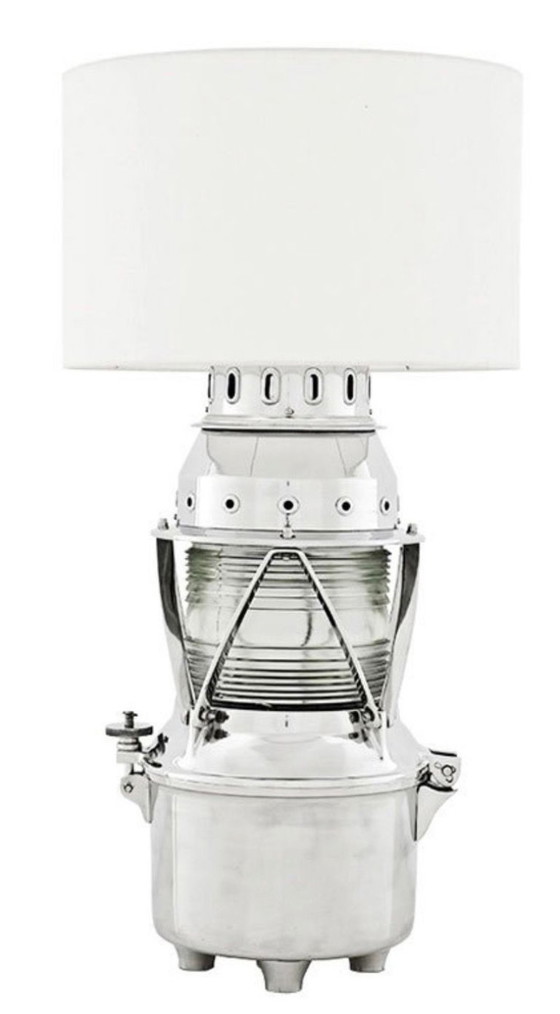 Image 1 of NEUE XXL Tischleuchte Eichholtz Beacon Nickel 95 cm hoch