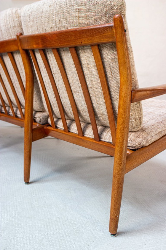 Image 1 of Vintage Teak Sofa Couch Svend Age Eriksen Glostrup Mid Century